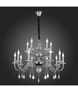 SL1113.403.15 Люстра подвесная ST-Luce Хром, Дымчатый, Прозрачный E14 15*40W SIEMA-foto6