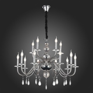 SL1113.403.15 Люстра подвесная ST-Luce Хром, Дымчатый, Прозрачный E14 15*40W SIEMA-foto6