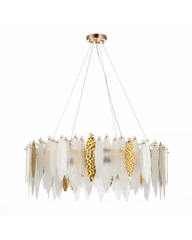 SL1224.203.10 Люстра подвесная ST-Luce Золотистый/Прозрачный, Белый E14 10*60W LASTRA-foto11