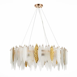SL1224.203.10 Люстра подвесная ST-Luce Золотистый/Прозрачный, Белый E14 10*60W LASTRA-foto11