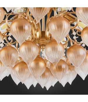 SL659.303.06 Люстра подвесная ST-Luce Золотистый/Золотистый E14 6*40W FRUTTI-foto9