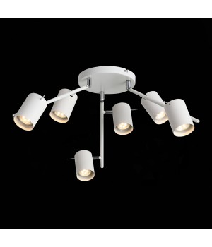 SL597.502.06 Люстра подвесная ST-Luce Белый/Белый GU10 6*3W FANALE-foto9