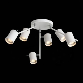 SL597.502.06 Люстра подвесная ST-Luce Белый/Белый GU10 6*3W FANALE-foto9