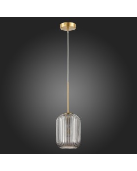 SL1154.323.01 Подвес ST-Luce Латунь/Дымчатый E27 1*60W GRAN-foto6