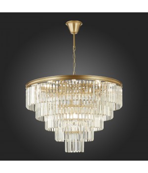 SL1624.203.15 Люстра подвесная ST-Luce шампань/прозрачный E14 15*40W Ercolano-foto6