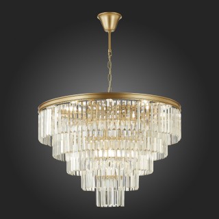 SL1624.203.15 Люстра подвесная ST-Luce шампань/прозрачный E14 15*40W Ercolano-foto6