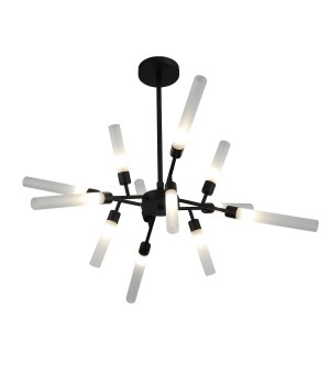 SL1620.402.12 Люстра потолочная ST-Luce Черный/Белый G9 12*5W SPLIO-foto2