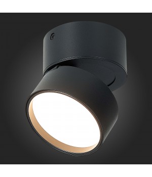 ST651.432.09 Светильник потолочный поворотный Черный LED 1*9W 3000K 720Lm Ra>90 120° IP20 D85xH87 170-240V ST651-foto5