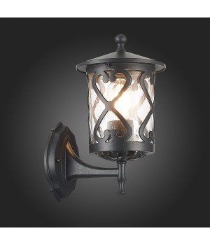 SL085.401.01 Светильник уличный настенный ST-Luce Черный/Черный, Прозрачный E27 1*60W LORNE-foto9