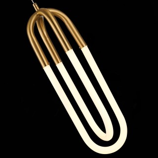 SL1579.303.02 Подвес ST-Luce Латунь/Латунь, Белый LED 2*14W 3000K MOFISTO-foto6