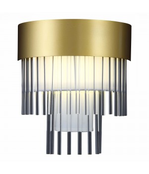 SL1352.201.01 Бра ST-Luce Золотистый/Белый, Прозрачный E14 1*40W Aversa-foto4