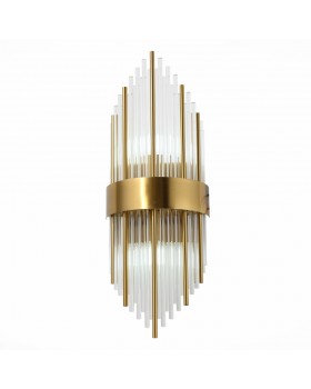 SL1158.301.02 Светильник настенный ST-Luce Латунь/Латунь, Прозрачный E14 2*60W NITIDO-foto10