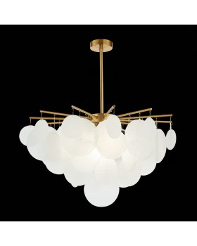 SL1231.302.06 Люстра потолочная ST-Luce Латунь/Белый E14 6*60W Vittoria-foto4