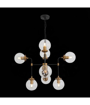 SL234.403.08 Люстра подвесная ST-Luce Черный, Золото/Прозрачный E27 8*40W VARIETA-foto4