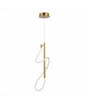 SL6102.303.16 Светильник подвесной ST-Luce Латунь/Белый LED 1*16W 4000K Sagrato-foto2