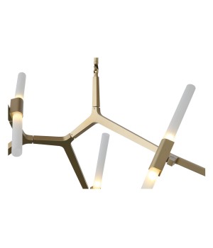 SL947.202.10 Люстра потолочная ST-Luce Золотистый/Белый G9 10*5W LACONICITA-foto12