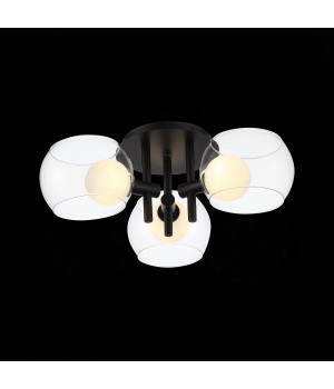 SL1483.402.03 Светильник потолочный ST-Luce Черный/Прозрачный, Белый G9 3*5W ELLETO-foto11