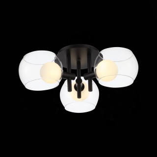 SL1483.402.03 Светильник потолочный ST-Luce Черный/Прозрачный, Белый G9 3*5W ELLETO-foto11