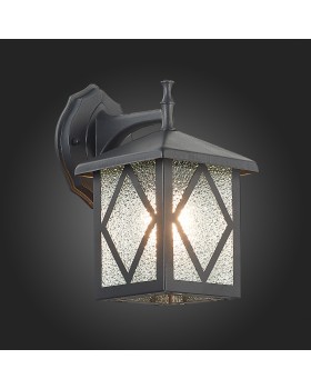 SL084.411.01 Светильник уличный настенный ST-Luce Черный/Черный, Прозрачный E27 1*60W LORNE-foto7