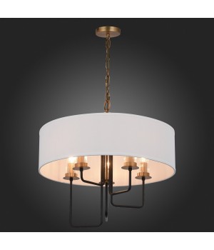 SL336.303.05 Люстра подвесная ST-Luce Коричневый, Бронза/Бежевый E14 5*60W DELAVERA-foto10