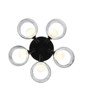 SL1483.402.05 Светильник потолочный ST-Luce Черный/Прозрачный, Белый G9 5*5W ELLETO-foto12