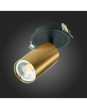 ST303.208.01 Св-к встр. Золотистый GU10 1*50W IP20 D90xH175 220V Без ламп ST303-foto8