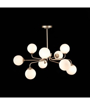 SLE106203-09 Светильник подвесной ST-Luce Золотистый/Белый G9 LED 9*5W REDJINO-foto4