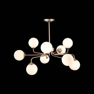 SLE106203-09 Светильник подвесной ST-Luce Золотистый/Белый G9 LED 9*5W REDJINO-foto4