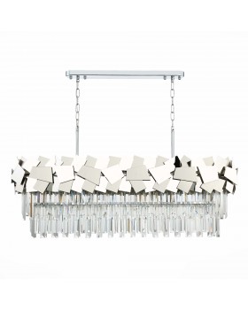 SL1232.103.07 Люстра подвесная ST-Luce Хром/Прозрачный, Хром E14 7*60W CASERTA-foto3