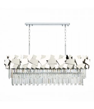 SL1232.103.07 Люстра подвесная ST-Luce Хром/Прозрачный, Хром E14 7*60W CASERTA-foto3