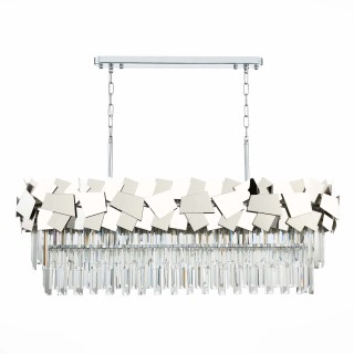 SL1232.103.07 Люстра подвесная ST-Luce Хром/Прозрачный, Хром E14 7*60W CASERTA-foto3