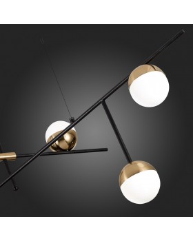 SL1507.422.06 Люстра потолочная ST-Luce Черный/Белый, Золотистый G9 6*5W 4000K ALBERO-foto9