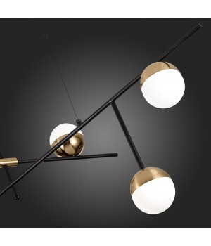 SL1507.422.06 Люстра потолочная ST-Luce Черный/Белый, Золотистый G9 6*5W 4000K ALBERO-foto9