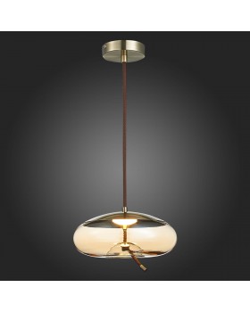 SL6108.303.01 Люстра подвесная ST-Luce Бронза/Янтарный LED 1*10W 3000K OZZIO-foto5