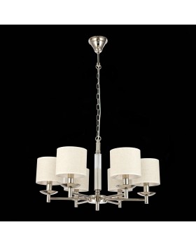 SL1752.103.06 Люстра подвесная ST-Luce Никель/Бежевый E14 6*40W PILONNE-foto5