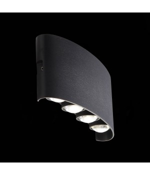 SL089.401.08 Светильник уличный настенный ST-Luce Черный кварцевый LED 8*1W 4000K BISELLO-foto10