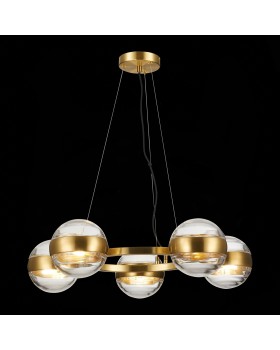 SL1156.303.05 Светильник подвесной ST-Luce Латунь/Прозрачный G9 5*5W BALA-foto4