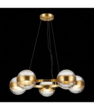 SL1156.303.05 Светильник подвесной ST-Luce Латунь/Прозрачный G9 5*5W BALA-foto4