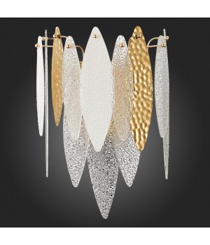 SL1224.201.02 Бра ST-Luce Золотистый/Прозрачный, Белый E14 2*60W LASTRA-foto6