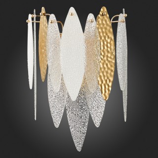 SL1224.201.02 Бра ST-Luce Золотистый/Прозрачный, Белый E14 2*60W LASTRA-foto6