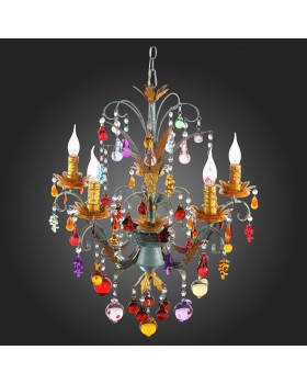 SL426.763.05 Люстра подвесная ST-Luce Разноцветный E14 5*40W JOANNA-foto6