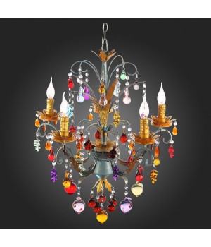 SL426.763.05 Люстра подвесная ST-Luce Разноцветный E14 5*40W JOANNA-foto6