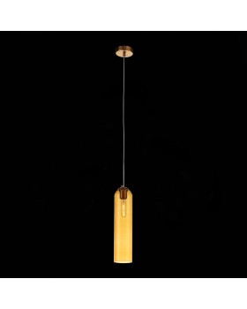 SL1145.393.01 Светильник подвесной ST-Luce Латунь/Янтарный E27 1*60W CALLANA-foto4