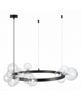 SL1165.402.15 Светильник подвесной ST-Luce Черный/Прозрачный G4 15*5W NECTON-foto11