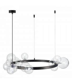 SL1165.402.15 Светильник подвесной ST-Luce Черный/Прозрачный G4 15*5W NECTON-foto11