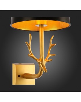 SL1123.201.01 Светильник настенный ST-Luce Латунь/Черный, Золотистый E14 1*40W VELOSSA-foto3