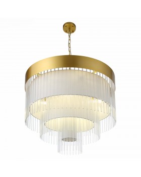 SL1352.203.12 Люстра подвесная ST-Luce Золотистый/Белый, Прозрачный E14 12*40W Aversa-foto3