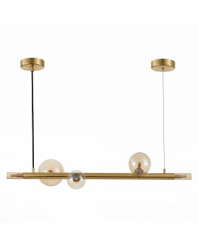 SL1509.203.05 Светильник подвесной ST-Luce Золотистый/Коньячный G9 5*5W CIELO-foto2