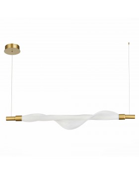 SL6109.203.01 Светильник подвесной ST-Luce Золотистый/Белый LED 1*25W 3000K ALBA-foto2