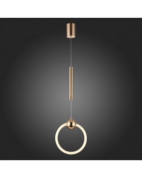 SL1578.203.01 Подвес ST-Luce Золотистый/Золотистый, Белый LED 1*15W 3000K GIERA-foto7